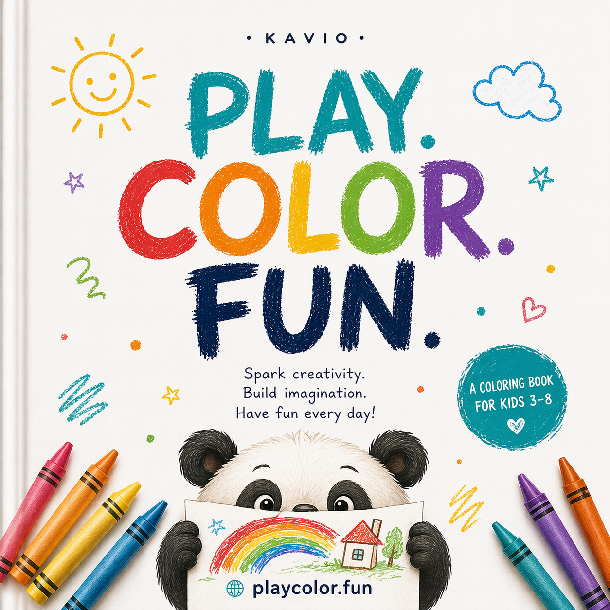 Play Color Fun coloring book cover
